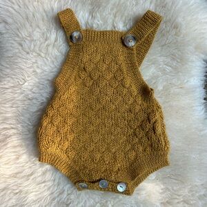 LALi | Mustard wool romper